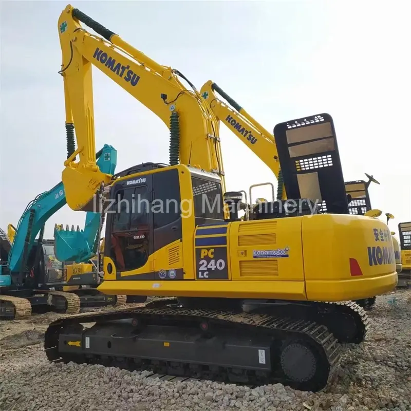 Proveedores de maquinaria excavadora Komatsu PC240Lc usada de alta eficiencia