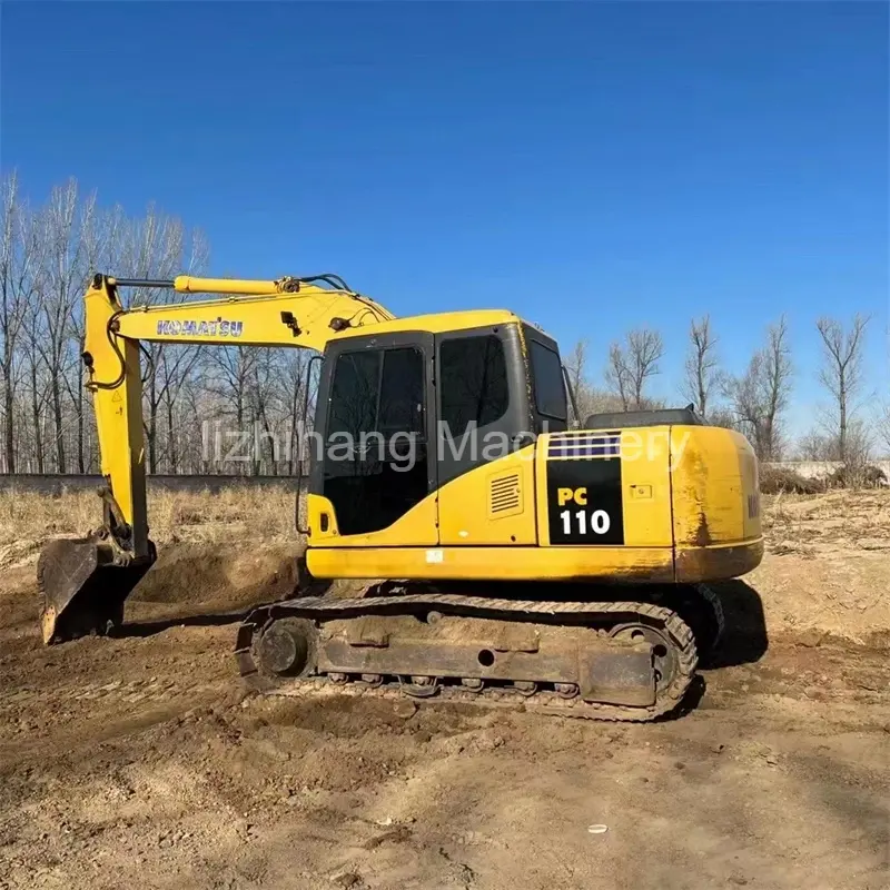 Excavadora Komatsu PC110-7 usada de alto rendimiento y costo