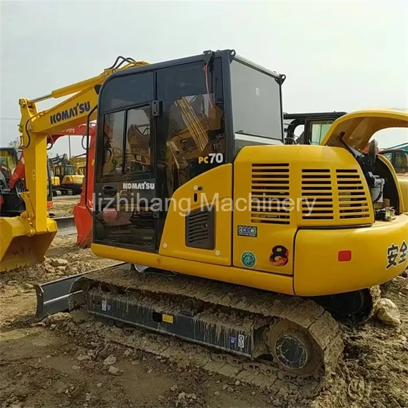 Second Hand Komatsu PC70-8 Competitive Price Construction Excavator