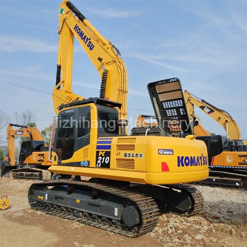 Ekskavator Komatsu PC210Lc Sedang Bekas Untuk Pengerjaan Tanah Produksi Tinggi